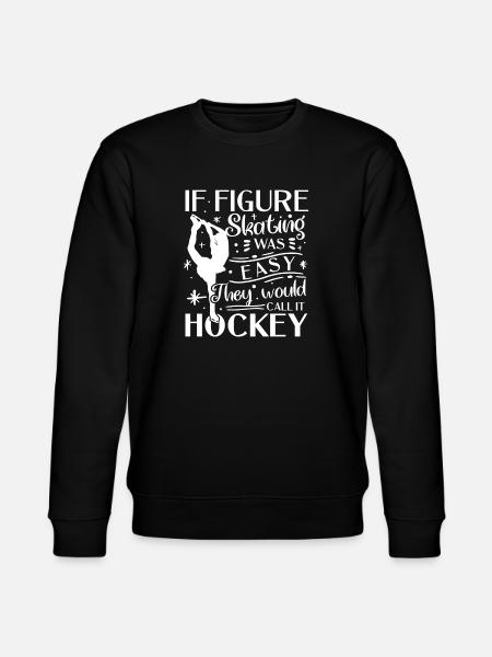 Eishockey Motivationsspruch Design - Stanley/Stella CHANGER Unisex Organic Sweatshirt - black