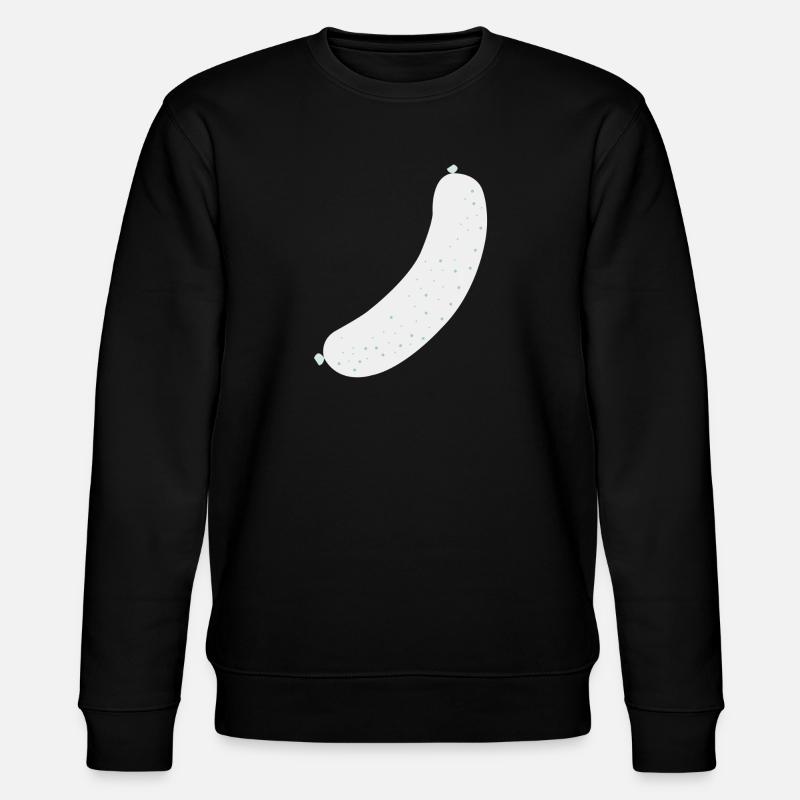 Brat Wurst sausage - Stanley/Stella Unisex Bio-Sweatshirt CHANGER  - Schwarz