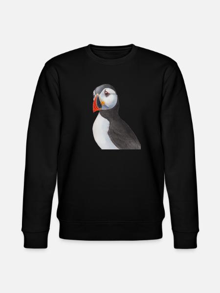 Puffin il giardino delle specie Puffin - Felpa ecologica unisex CHANGER di Stanley/Stella - nero
