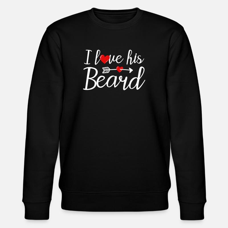 Beard bearded beard wearers - Stanley/Stella CHANGER Unisex Organic Sweatshirt - black