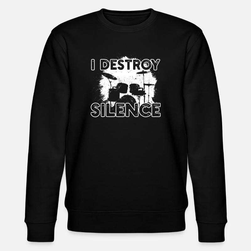 Schlagzeug Schlagzeuger - Stanley/Stella Unisex Bio-Sweatshirt CHANGER - Schwarz