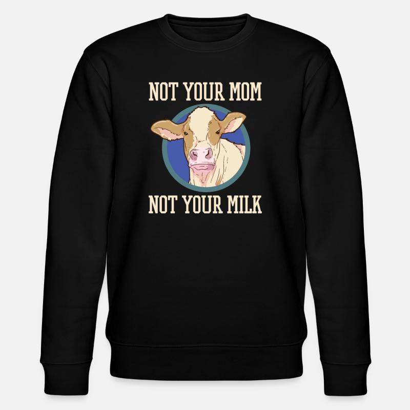 Vache vegan vegan - Sweat bio CHANGER Stanley/Stella Unisexe - noir
