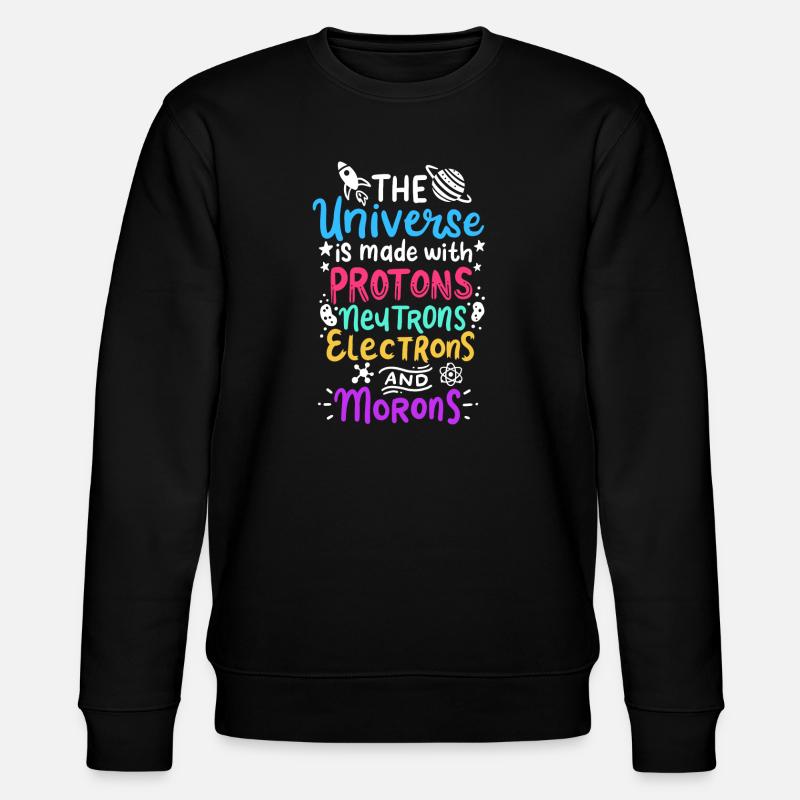 Wissenschaft Chemie Physik - Stanley/Stella Unisex Bio-Sweatshirt CHANGER  - Schwarz