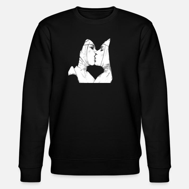 Baiser en tenue religieuse : lien délicat - Sweat bio CHANGER Stanley/Stella Unisexe - noir