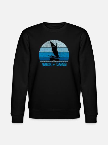 Wieck am Darss avec Zeesboot - Sweat bio CHANGER Stanley/Stella Unisexe - noir