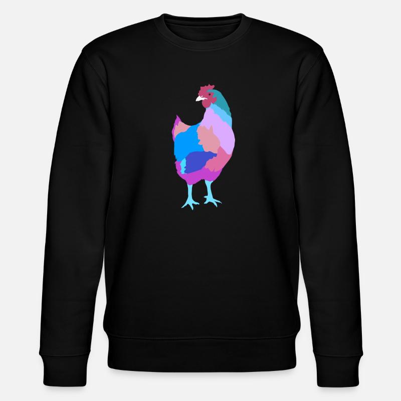 Poule poulet - Sweat bio CHANGER Stanley/Stella Unisexe - noir