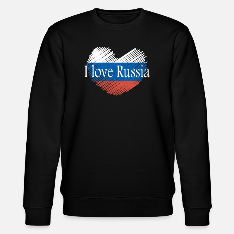 J'aime la russie - Sweat bio CHANGER Stanley/Stella Unisexe - noir