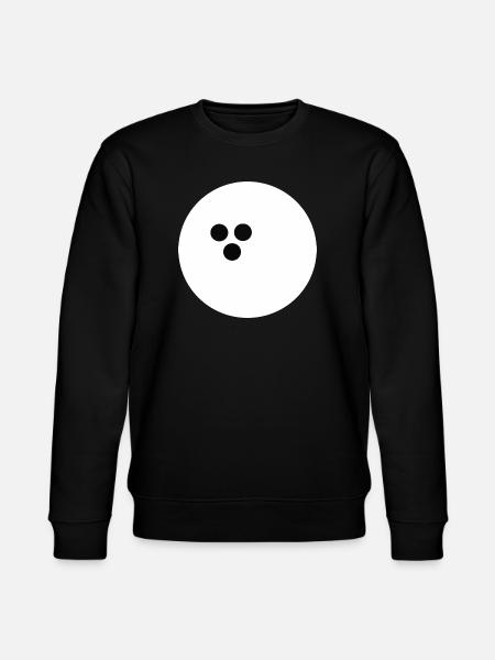 Bowling Ball, Bowling - Stanley/Stella CHANGER Unisex Organic Sweatshirt - black