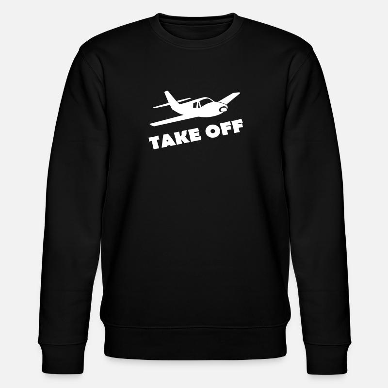 TAKE OFF - Stanley/Stella Unisex Bio-Sweatshirt CHANGER  - Schwarz