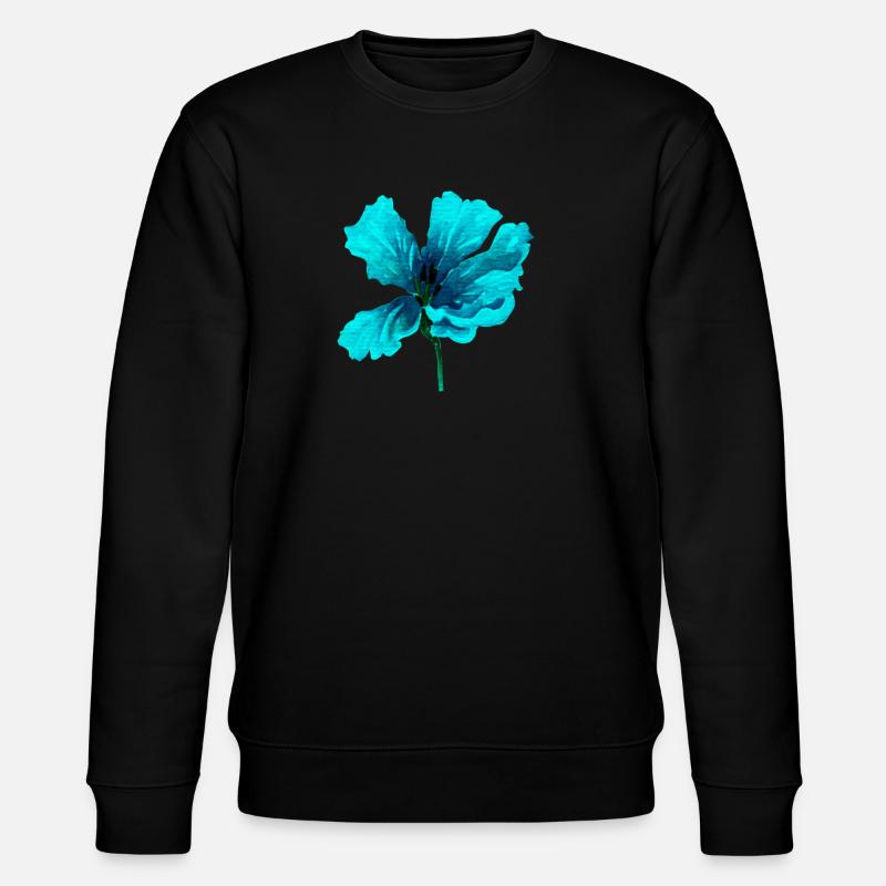 Blume - Stanley/Stella Unisex Bio-Sweatshirt CHANGER  - Schwarz