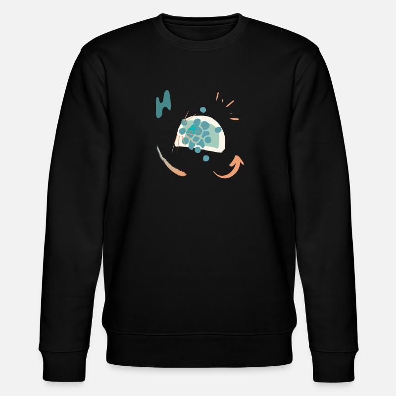 Lässiges Design mit Farbverlauf - Stanley/Stella Unisex Bio-Sweatshirt CHANGER  - Schwarz