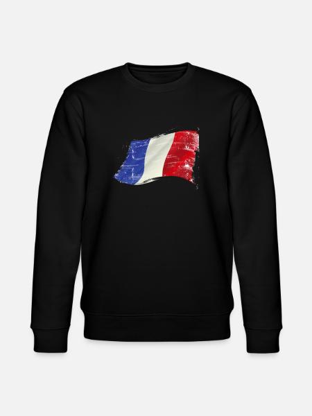 France ✅ France Drapeau ✔ - Sweat bio CHANGER Stanley/Stella Unisexe - noir