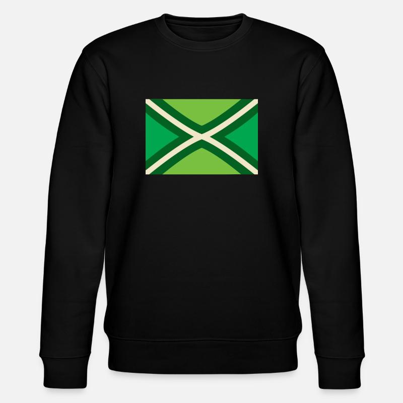 Achterhoek flag - Stanley/Stella CHANGER Unisex Organic Sweatshirt - black