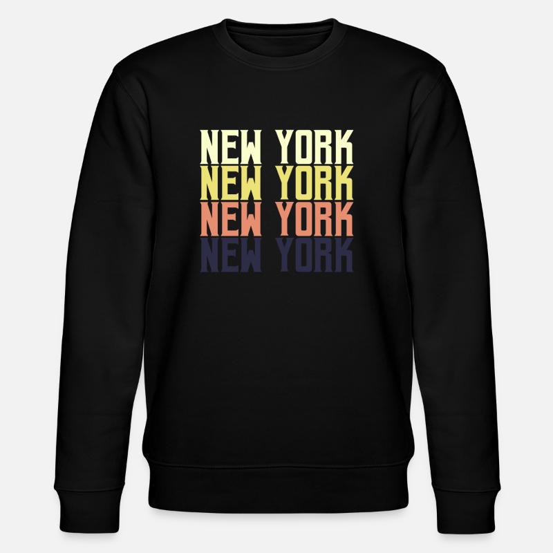 New York - Stanley/Stella Unisex Bio-Sweatshirt CHANGER  - Schwarz