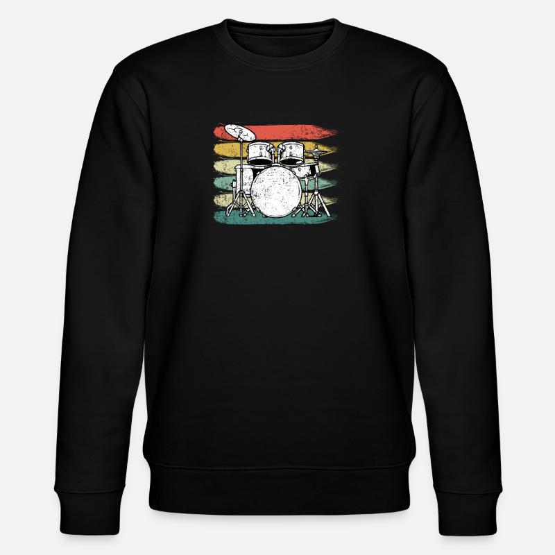 Schlagzeuger Schlagzeug - Stanley/Stella Unisex Bio-Sweatshirt CHANGER  - Schwarz