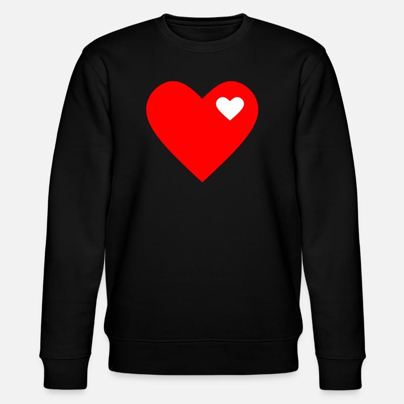 Saint-Valentin, Saint-Valentin, Saint-Valentin - Sweat bio CHANGER Stanley/Stella Unisexe - noir