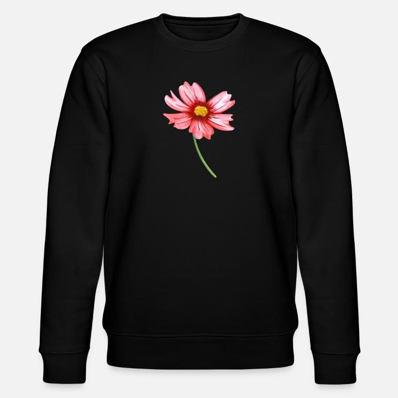 fleur - Sweat bio CHANGER Stanley/Stella Unisexe - noir