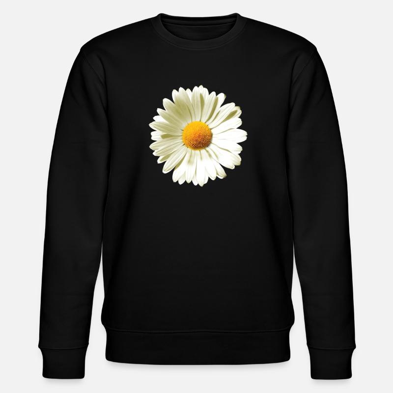 Daisies | Daisy flower power - Stanley/Stella CHANGER Unisex Organic Sweatshirt - black