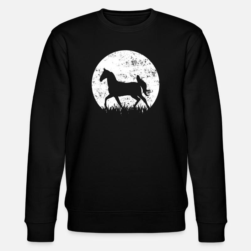 Chevaux chevaux chevaux - Sweat bio CHANGER Stanley/Stella Unisexe - noir