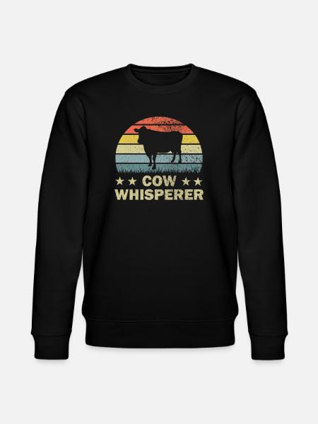 Vache Vaches - Sweat bio CHANGER Stanley/Stella Unisexe - noir