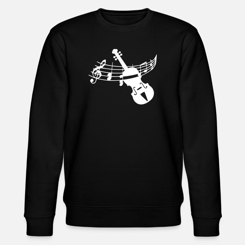 Geige Violine - Stanley/Stella Unisex Bio-Sweatshirt CHANGER - Schwarz