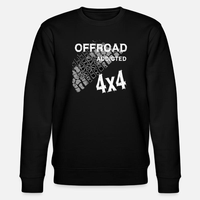 Defender Land-Rover OFF Road White - Stanley/Stella Unisex Bio-Sweatshirt CHANGER  - Schwarz