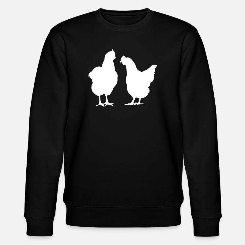 Chickens Hens Chicken Poultry Poultry - Stanley/Stella CHANGER Unisex Organic Sweatshirt - black