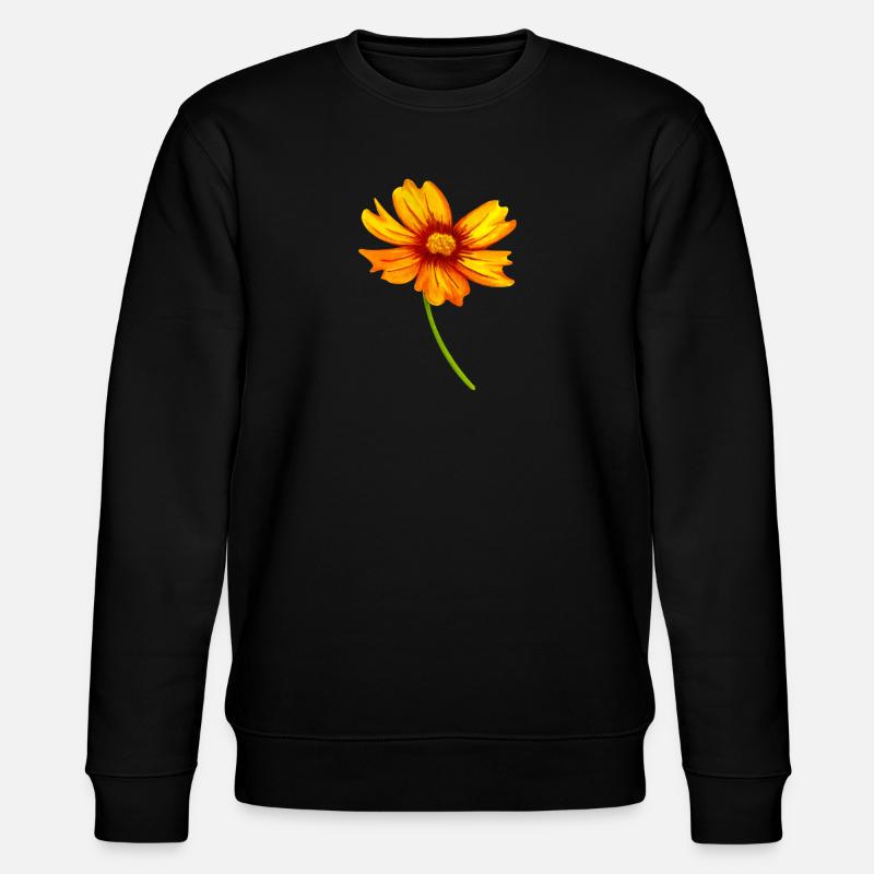 fleur - Sweat bio CHANGER Stanley/Stella Unisexe - noir