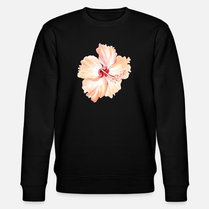 fleur - Sweat bio CHANGER Stanley/Stella Unisexe - noir