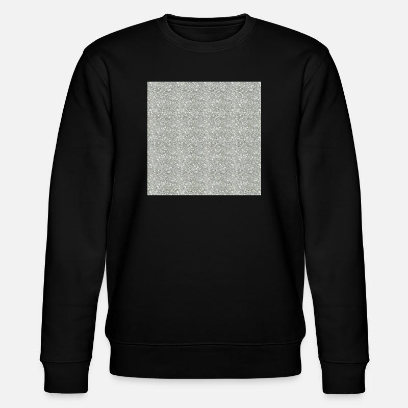 Gemusterter Granitstein in Grautönen - Stanley/Stella Unisex Bio-Sweatshirt CHANGER  - Schwarz