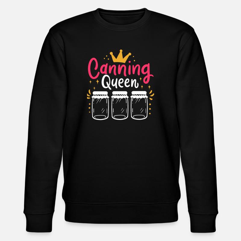 Einmachen Einkochen - Stanley/Stella Unisex Bio-Sweatshirt CHANGER  - Schwarz