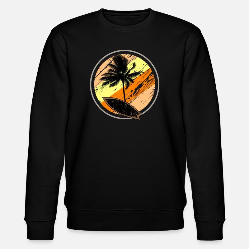 Beach Surf Sun - Sweat bio CHANGER Stanley/Stella Unisexe - noir