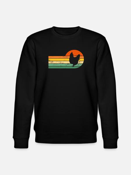 Chicken chickens - Stanley/Stella CHANGER Unisex Organic Sweatshirt - black