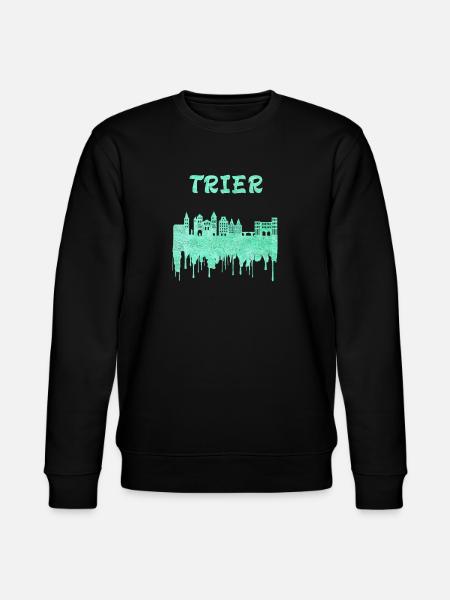 Trier Syline Design / Geschenkidee - Stanley/Stella Unisex Bio-Sweatshirt CHANGER - Schwarz
