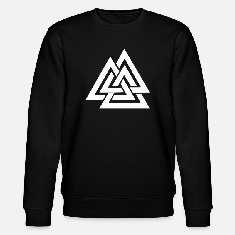 Valknut Vikings - Stanley/Stella CHANGER Unisex Organic Sweatshirt - black