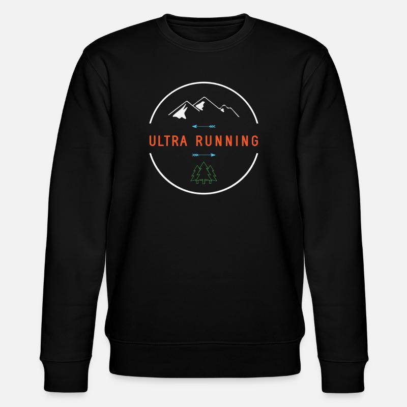 Ultra Running - Stanley/Stella Unisex Bio-Sweatshirt CHANGER  - Schwarz