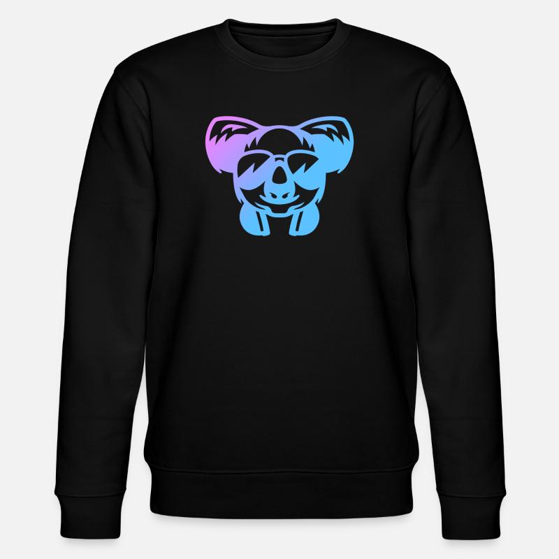 Koala Koala Bear - Stanley/Stella CHANGER Unisex Organic Sweatshirt - black