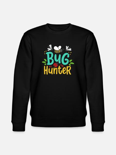 Ladybug insect catcher entomologist - Stanley/Stella CHANGER Unisex Organic Sweatshirt - black