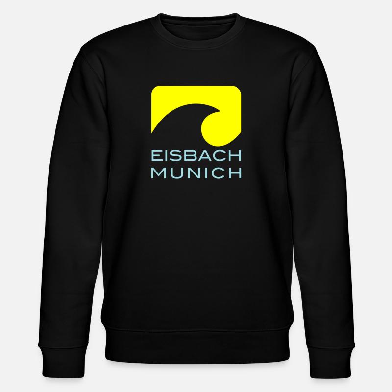 Munich Eisbach - Stanley/Stella Unisex Bio-Sweatshirt CHANGER  - Schwarz