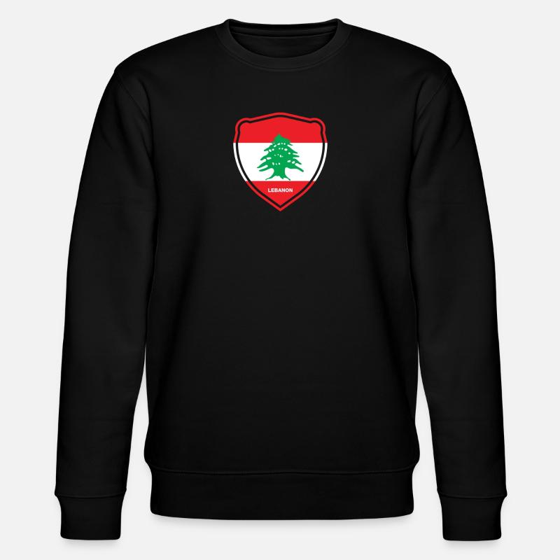Libanon Beirut Libanese Libanesin Libanesisch LBN - Stanley/Stella Unisex Bio-Sweatshirt CHANGER  - Schwarz