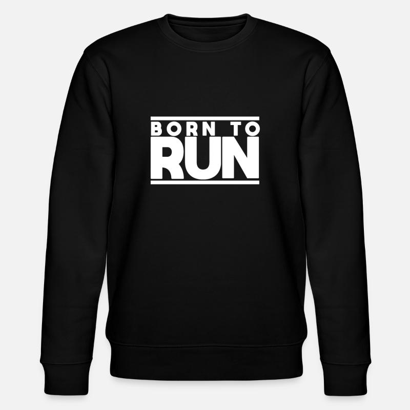 Né à la course - Sweat bio CHANGER Stanley/Stella Unisexe - noir