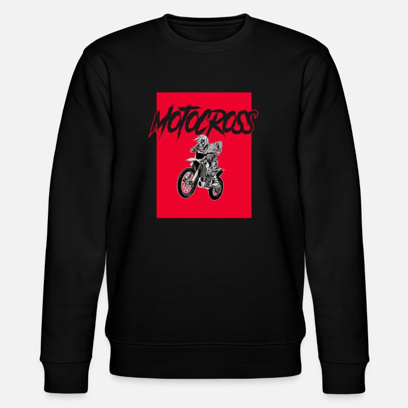 Motocross - Sweat bio CHANGER Stanley/Stella Unisexe - noir
