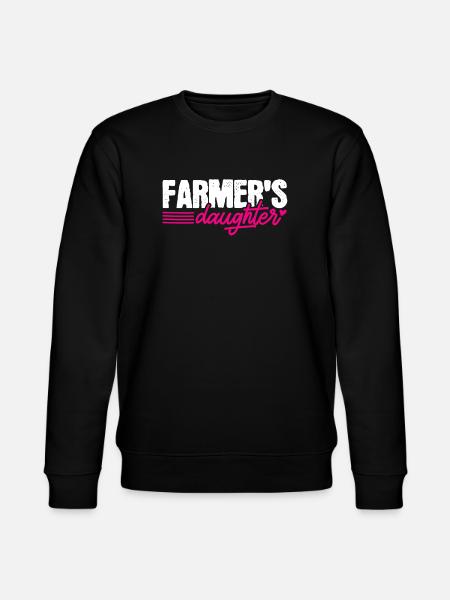 Farmer daughter farmer - Stanley/Stella CHANGER Unisex Organic Sweatshirt - black