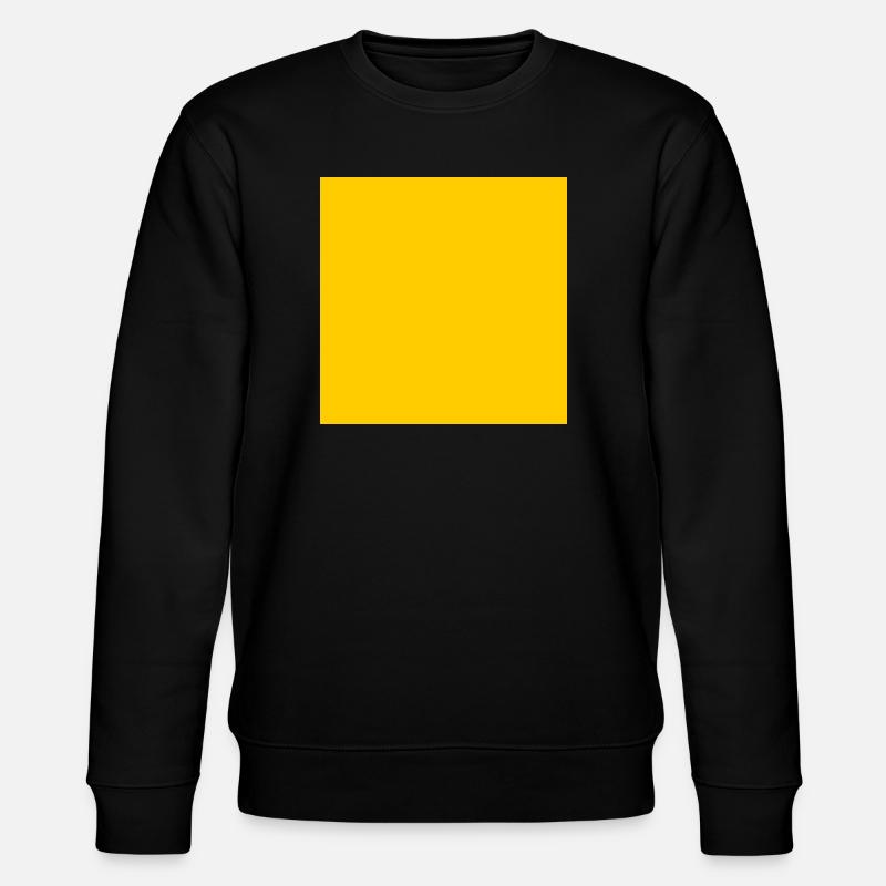 yellow background texture personalize template - Stanley/Stella CHANGER Unisex Organic Sweatshirt - black