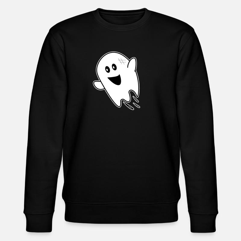 Ghost ghost halloween - Stanley/Stella CHANGER Unisex Organic Sweatshirt - black