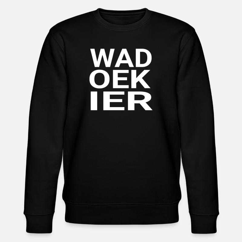 WADOEKIER - Stanley/Stella Unisex Bio-Sweatshirt CHANGER  - Schwarz