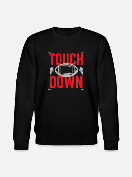 Football Touchdown American Football - Stanley/Stella CHANGER Unisex Organic Sweatshirt - black