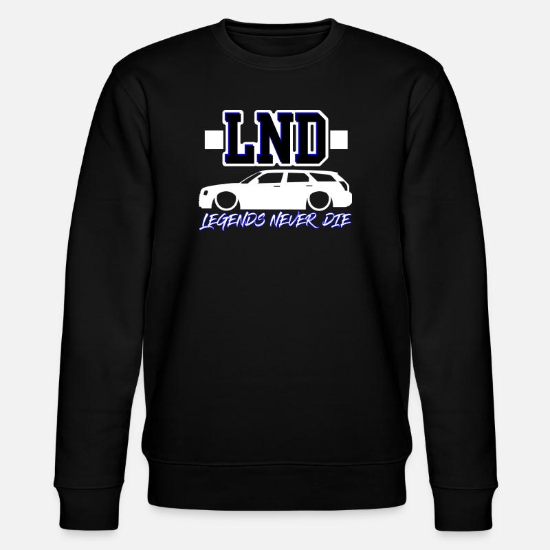 LND Legends Never Die - Stanley/Stella CHANGER Unisex Organic Sweatshirt - black