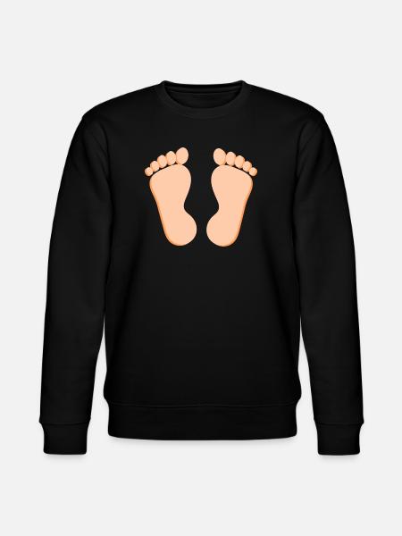 Foot Feet Foot Care Podology Gave Gave Idé - Stanley/Stella økologisk unisex-sweatshirt CHANGER  - sort