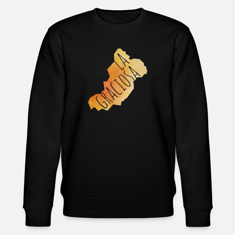 La Graciosa - Stanley/Stella Unisex Bio-Sweatshirt CHANGER  - Schwarz